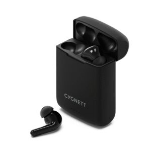 Cygnett FreePlay Solar Charging True Wireless Earbuds -Black(CY4969SOEAR) -Bluet