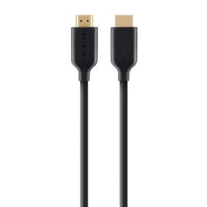 Belkin High Speed HDMI Cable w/ Ethernet 4K/Ultra HD Compatible(2M) -Black(F3Y02