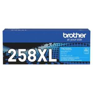 Brother TN-258XLC Cyan High Yield Toner Cartridge
