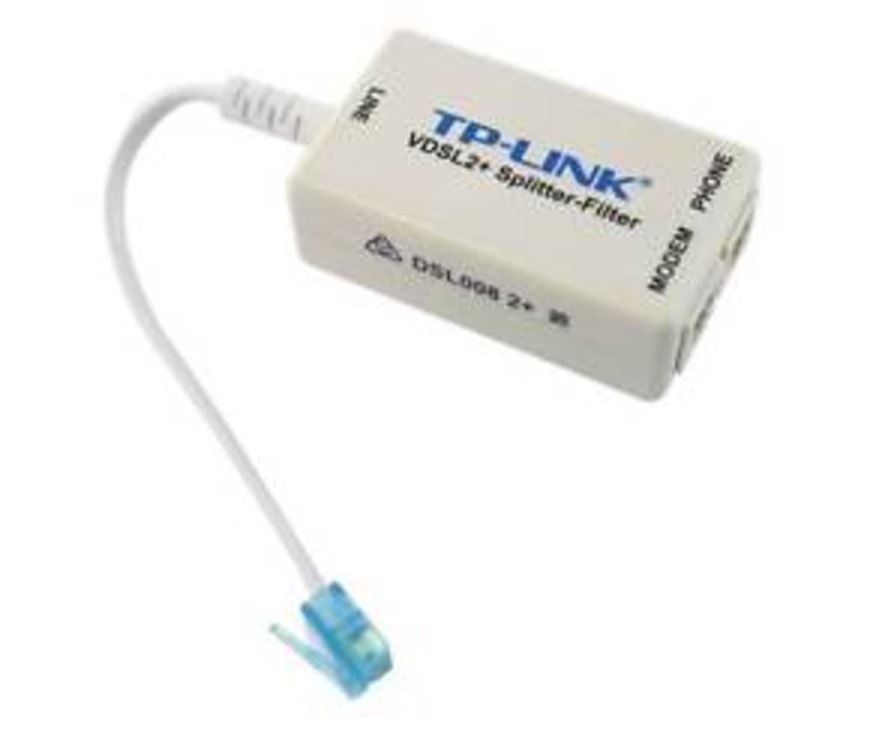 TP-Link DSL008 VDSL/ADSL2+ Telephone Line & Internet Splitter Filter Passthrough