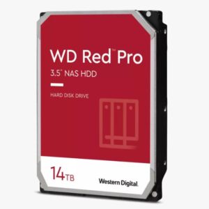 Western Digital WD Red Pro 14TB 3.5' NAS HDD SATA3 7200RPM 512MB Cache 24x7 180T