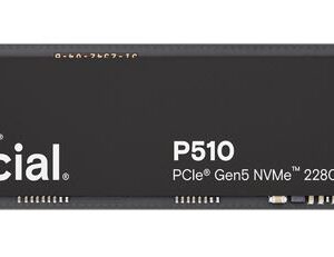Crucial P510 2TB Gen5 2280 NVMe M.2 SSD 10