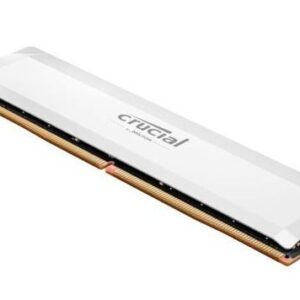 Crucial Pro 16GB (1x16GB) DDR5 UDIMM 6400MHz CL32 White Heat Spreader Support In