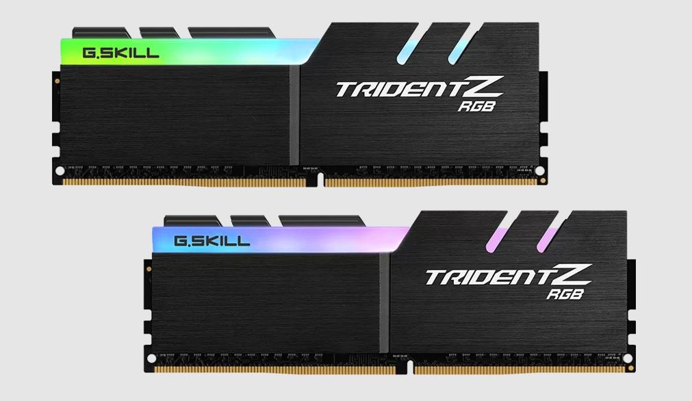G.SKILL F4-3200C16D-64GTZR 64GB (2 x 32GB)/ DDR4 3200 MT/s/ Timings 16-18-18-38/