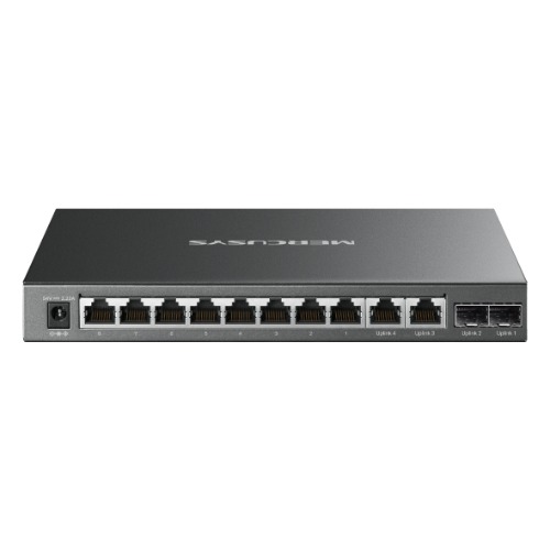 Mercusys MS126CP 24-Port 10/100 Mbps + 2-Port Gigabit Rackmount Switch with 24-P