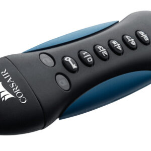 Corsair Padlock 3 64GB Secure USB 3.0 Flash Drive with Keypad - Secure 256-bit H