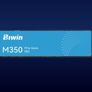 BIWIN M350-500G SSD M.2 NVMe PCIe4.0 Read speed 6000 MB/s Write speed 5000 MB/s