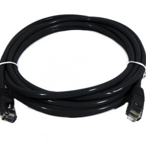 8Ware CAT6 Cable 0.25m - Black Premium RJ45 Ethernet Network LAN UTP Patch Cord