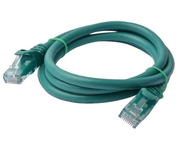 8Ware CAT6 Cable 1m - Green Premium RJ45 Ethernet Network LAN UTP Patch Cord 26A