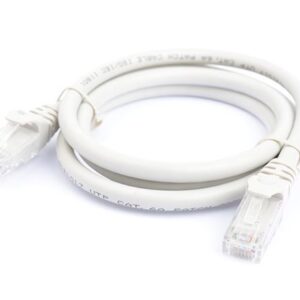 8Ware CAT6 Cable 1m - Grey Premium RJ45 Ethernet Network LAN UTP Patch Cord 26AW