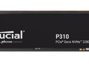 Crucial P310 1TB Gen4 2280 NVMe SSD 7100/6000 MB/s R/W 220TBW 1000K/1200K IOPS 1