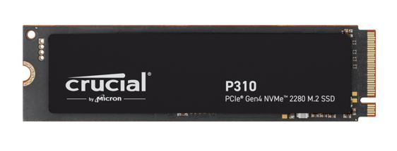 Crucial P310 1TB Gen4 2280 NVMe SSD 7100/6000 MB/s R/W 220TBW 1000K/1200K IOPS 1