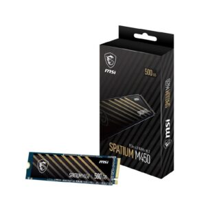 MSI SPATIUM M450 PCIe 4.0 NVMe M.2 500GB
