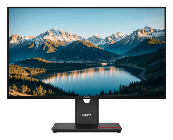 LENOVO ThinkVision T27Q-40 27' QHD Monitor IPS 2K 2560x1440 16:9 Height Adjustab
