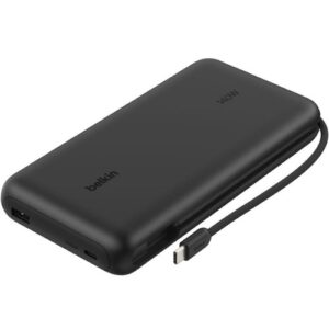 Belkin UltraCharge Pro 25K mAh Laptop Power Bank w/ 140W Integrated USB-C Cable(