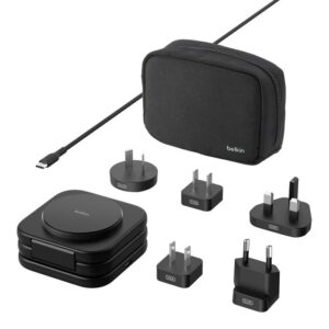 Belkin BoostCharge Pro Convertible 3-in-1 Magnetic Wireless Charging Travel Pad