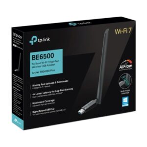 TP-Link Archer TBE400U Plus BE6500 Tri-Band Wi-Fi 7 High Gain Wireless USB Adapt