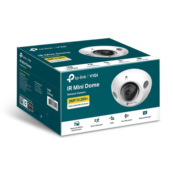 TP-Link VIGI 3MP C230I Mini(2.8mm) IR Mini Dome Network Camera