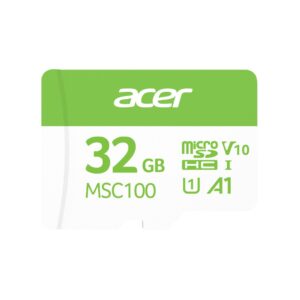 Acer MSC100-32GB microSD Express Read & Write Speed up to 100 MB/s & 10 MB/s BL.