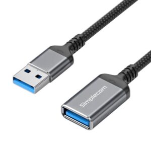 Simplecom CAU320 USB 3.0 Extension Cable USB-A Male to USB-A Female Nylon Braide