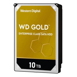 Western Digital Gold 10TB 3.5' Enterprise Class SATA 6 Gb/s HDD 7200 RPM Cache 5