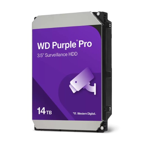 Western Digital WD Purple 14TB 3.5' Surveillance HDD 7200RPM SATA III 6Gb/s 256M