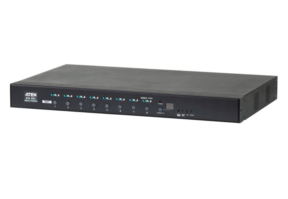 ATEN 16A 8-Outlet 1U Metered & Switched eco PDU