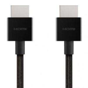 Belkin 8K Ultra High Speed HDMI 2.1 Braided Cable (2M) - Black (AV10176bt2M-BLK)