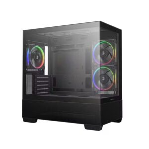 DeepCool CG380 3F Panoramic Dual Tempered Glass Micro ATX Case