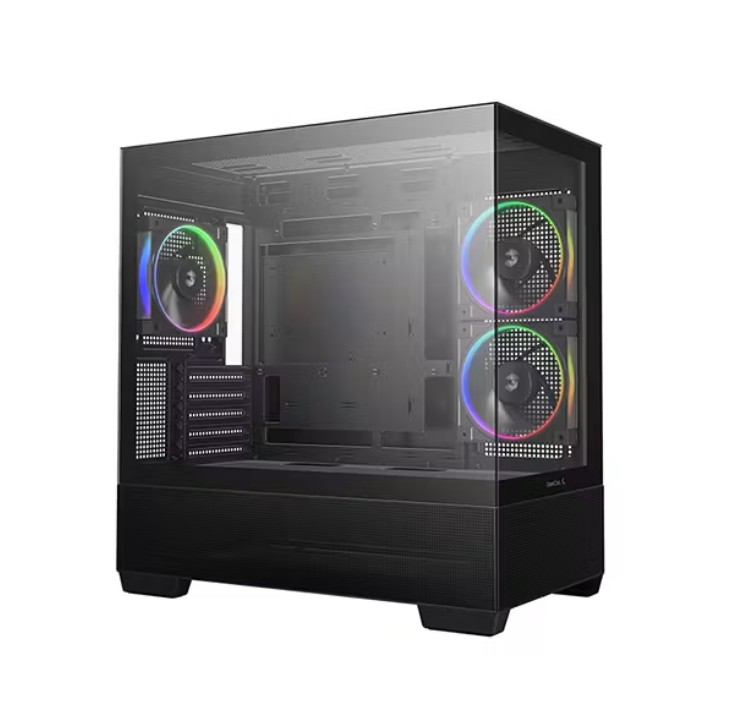 DeepCool CG380 3F Panoramic Dual Tempered Glass Micro ATX Case