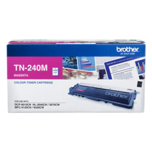 BrotherTN-240M COLOUR LASER TONER-MAGENTA TONER CARTRIDGE TO SUIT HL-3040CN/3045