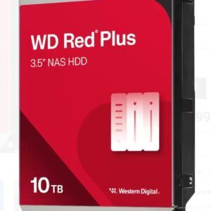 Western Digital WD Red Plus 10TB 3.5' NAS HDD SATA3 7200RPM 256MB Cache 24x7 180