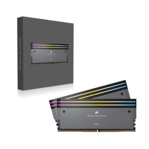 Corsair DOMINATOR® TITANIUM RGB 64GB (2x32GB) DDR5 DRAM 6000MT/s CL30 AMD EXPO