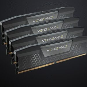 Corsair Vengeance RGB 192GB (4x48GB) DDR5 DRAM 5200MT/s CL38 Memory Kit — Blac