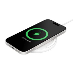 Belkin BoostCharge Wireless Charging Pad (15W) + USB-C to USB-C Cable (1.5M) - W