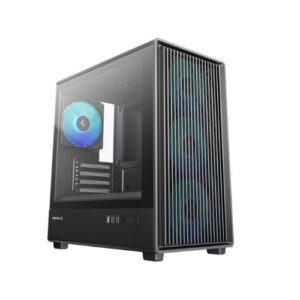 DeepCool CC350 4F Mid Tower Micro ATX Case. 4 Pre-installed Fans