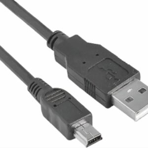 Astrotek USB 2.0 Cable 30cm - Type A Male to Mini B 5 pins Male Black Colour RoH
