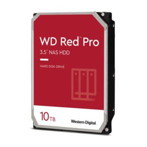 Western Digital WD Red Pro 10TB 3.5' NAS HDD SATA3 7200RPM 256MB Cache 24x7 300T