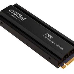 Crucial T500 2TB Gen4 NVMe SSD Heatsink - 7400/7000 MB/s R/W 1200TBW 1440K IOPs