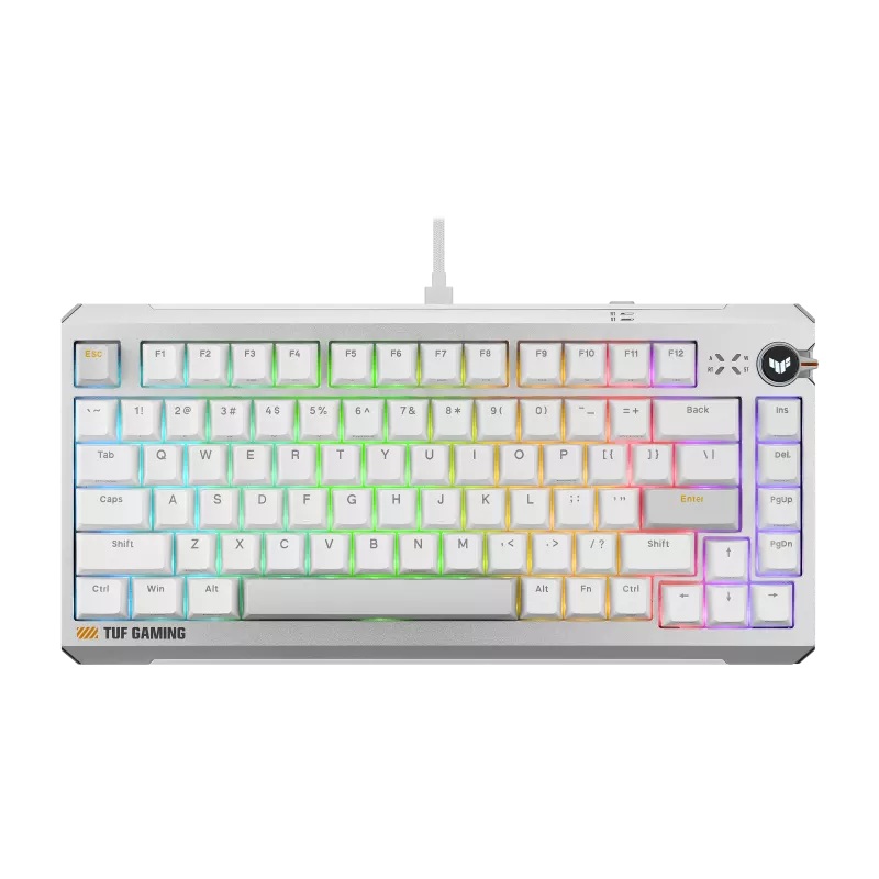 ASUS TUF Gaming K4 Magnetic - White