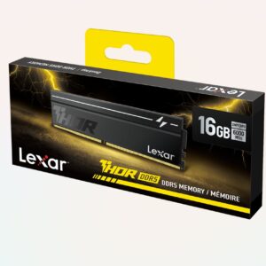 Lexar LD5U16G60C400V-RGS DDR5 UDIMM 16GB 6000 MT/s 1.4V CL40 THOR G2 OC HEATSINK