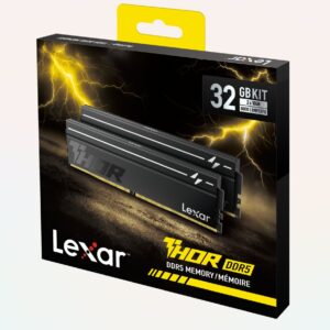 Lexar LD5U16G60C400V-RGD DDR5 UDIMM 32GB Kit (2 x 16GB) 6000 MT/s 1.4V CL40 THOR