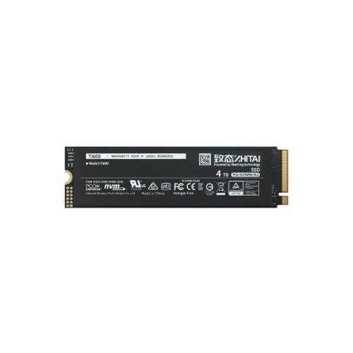 YMTC ZhiTai Ti600 SSD 1TB M.2 2280 YMTC QLC 3D NAND Flash PCIeTM Gen4 x4 NVMeTM