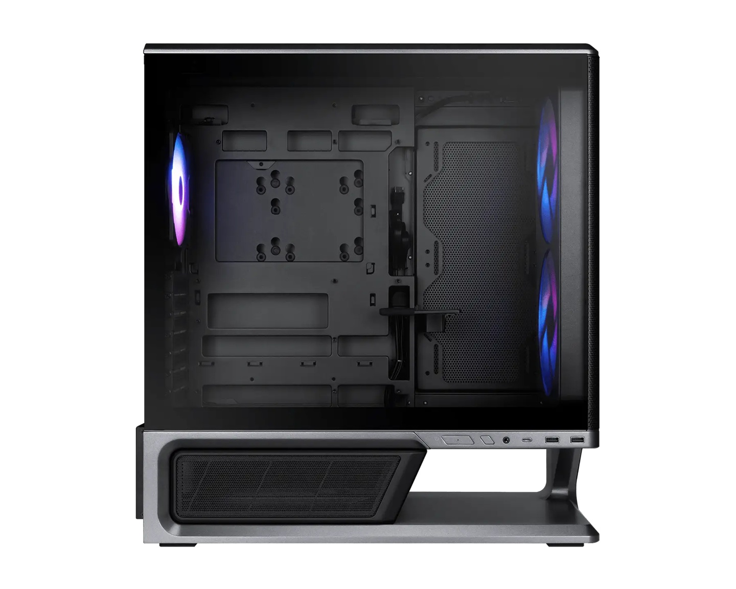 Mid-tower case with mesh front