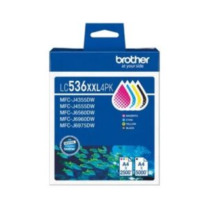 Brother *NEW* LC536XXL 4PK VALUE PACK  1X BLACK