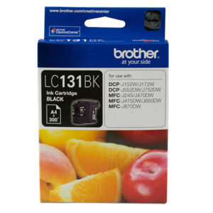 Brother LC-131BK Black Ink Cartridge - DCP-J152W/J172W/J552DW/J752DW/MFC-J245/J4