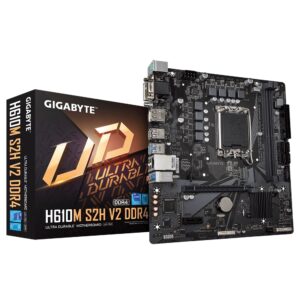 (LS) Gigabyte H610M S2H V2 DDR4 Intel LGA 1700 mATX Motherboard