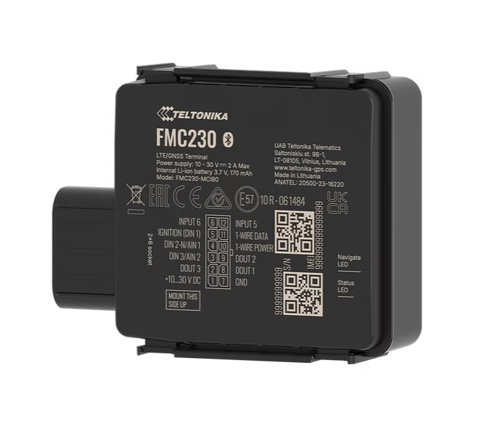 Teltonika FMC230 Waterproof 4G LTE Cat 1 tracker with flexible inputs