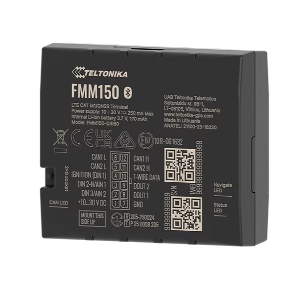 Teltonika FMM150 Advanced 4G LTE Cat M1 GPS tracker with integrated CAN data pro