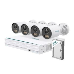 TP-Link Omada B5S4-2T 5MP Bullet PoE Security Camera System with 2TB HDD